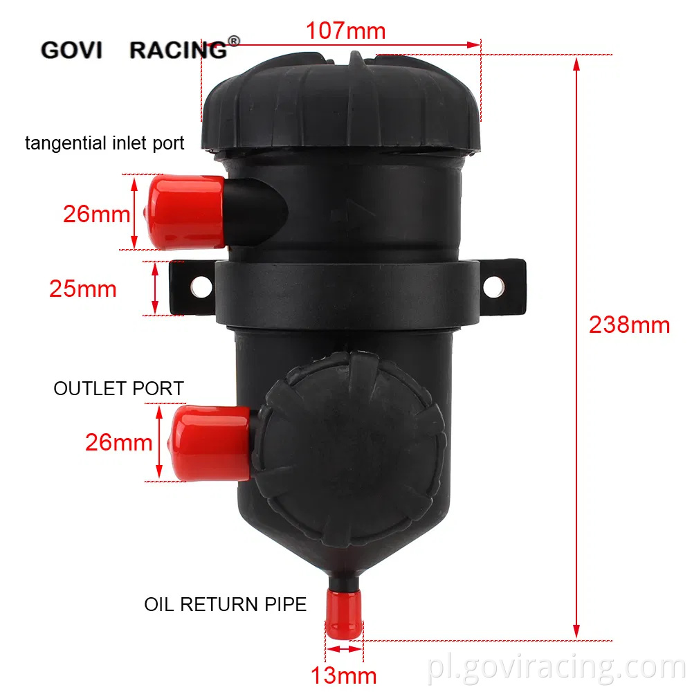 OEM ABS Oil Catch Catch Black